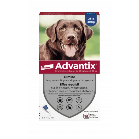 Advantix Grand Chien De 25 à 40 Kg