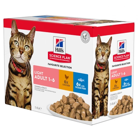 Feline Adult Light Pack Mixte Sachet Repas
