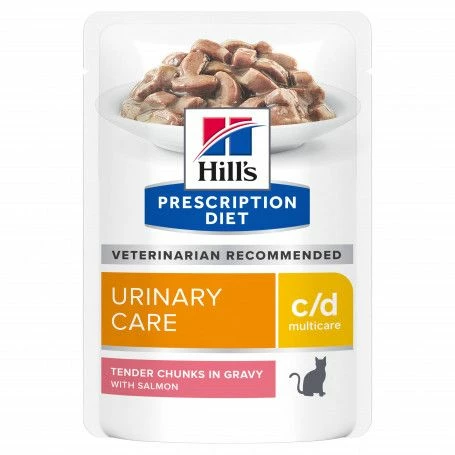 C/D Urinary Multicare Sachet Repas Pour Chat Saumon
