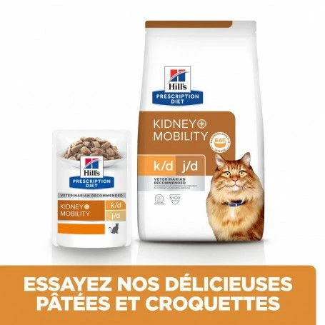 K/D J/D Kidney+Mobility Sachet Repas Pour Chat Poulet – Image 3