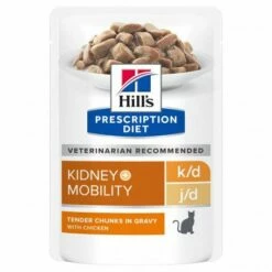 K/D J/D Kidney+Mobility Sachet Repas Pour Chat Poulet