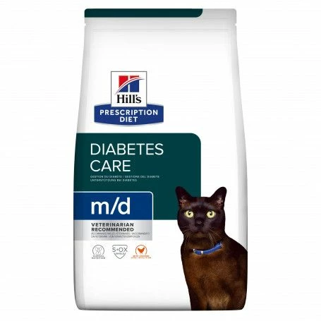 M/d Diabetes Croquettes Pour Chat Au Poulet