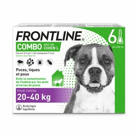 Boehringer Ingelheim Frontline Combo Chien De 20 Ă 40 Kg