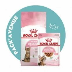 Pack'Avenue Royal Canin CAT KITTEN STERILISED 3,5KG Avec émincé En Sauce