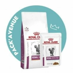 Pack'Avenue Royal Canin CAT RENAL SELECT Sac 4kg Avec 12 Sachets Repas POISSON