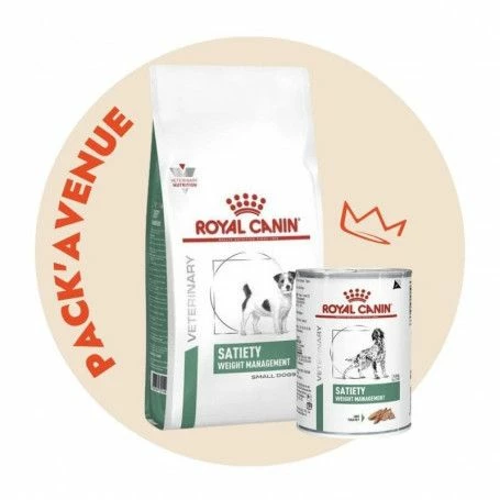 Pack'Avenue Royal Canin Dog Satiety Small Dog Sac 8kg Avec 12 Boîtes
