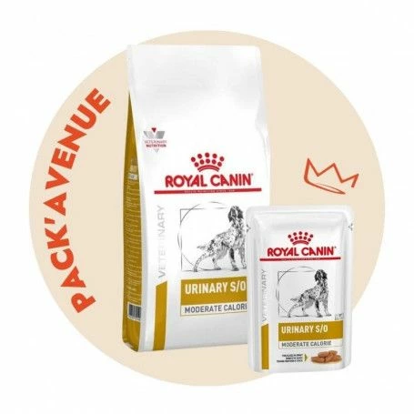 Pack'Avenue Royal Canin Dog Urinary S/O Moderate Calorie Sac 12kg Avec 12 Sachets Repas