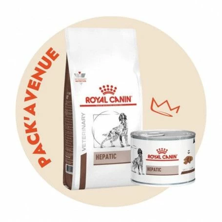 Pack'Avenue Royal Canin Dog Hepatic Sac 12kg Avec 12 Boîtes