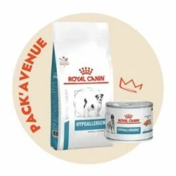 Pack'Avenue Royal Canin Dog Hypoallergenic Small Dog Sac 3,5kg Avec 12 Boîtes Mousse