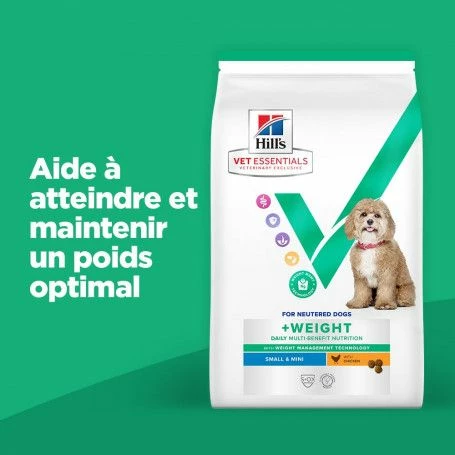 Vet Essentials Chien Multi-Benefit + Weight Adult 1+ Small & Mini Poulet – Image 4