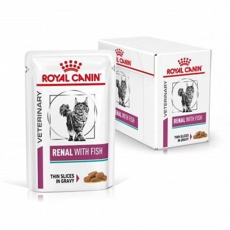 ROYAL CANIN Veterinary Health Nutrition Cat Renal Poisson Sachet Repas – Image 2