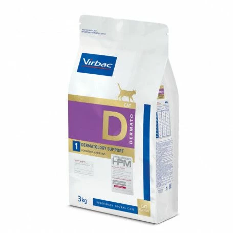 Virbac Veterinary HPM Cat D1 Dermatology Support – Image 3